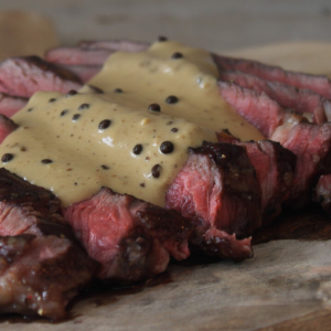 Peppercorn cream sauce