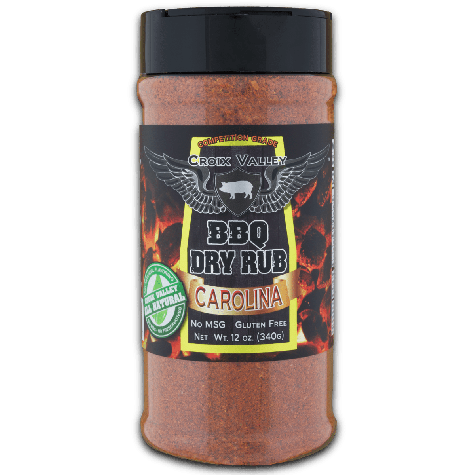 Croix Valley Carolina BBQ Dry Rub -strooibus 340g