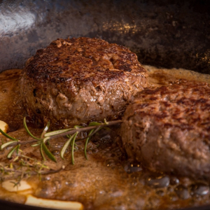 Minced beef steak Blonde Aquitaine