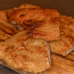 Breaded schnitzel Livar
