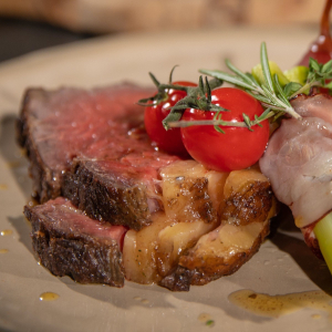 Seasoned ribeye roulade Black Angus Uruguay