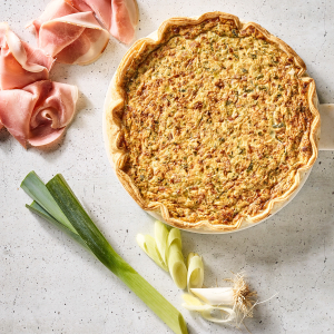 Quiche | Ham and Leek